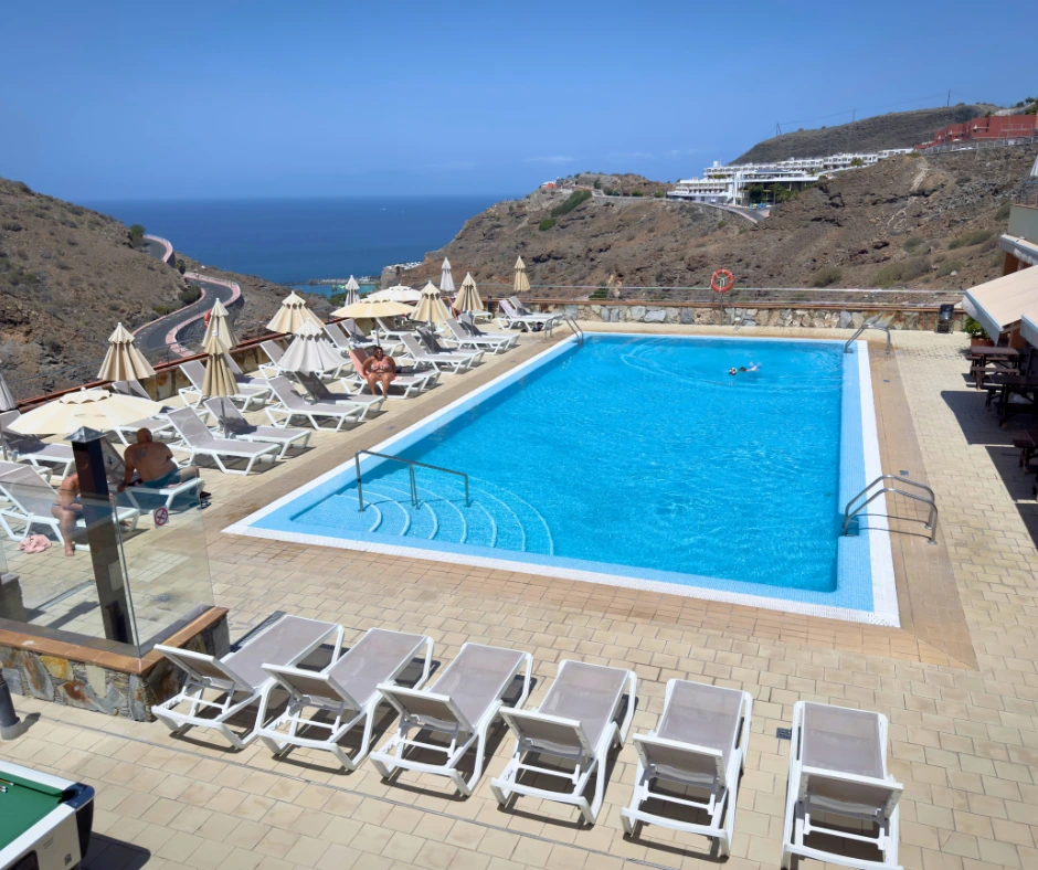 swimming pool overlooking the Atlantic Ocean